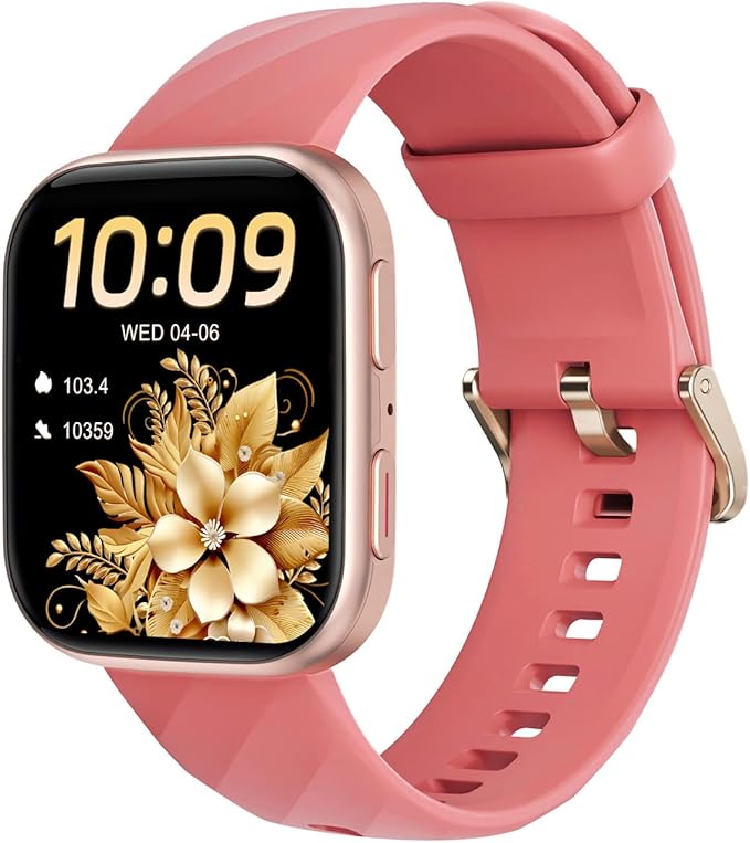 MorePro Smart Watches for Women iPhone Android(Answer/Make Call), 2025 Fitness Trackers with Heart Rate/Blood Pressure/Blood Oxy-gen/Sleep Monitor, 1.85" HD Health Smartwatch with 120+ Sport Modes