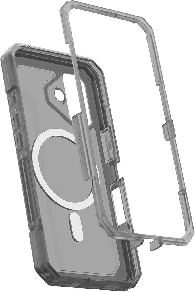 URBAN ARMOR GEAR UAG Designed for iPhone 17 Case Trooper - Compatible with MagSafe Full Body with Port Protection Transparent Military Grade Protective Cover, Ash