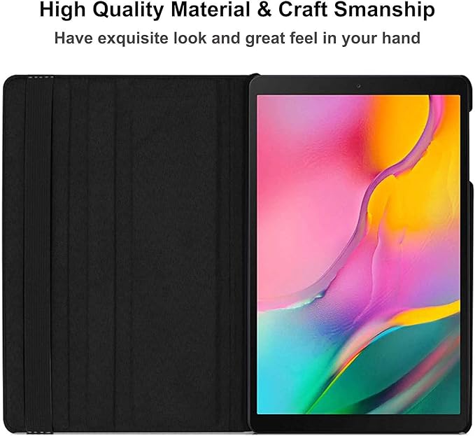 Case for Samsung Galaxy Tab A9+/A9 Plus 11'' 2023 (SM-X210/X216/X218), 360 Degree Rotating Stand Case Smart Protective Cover, with Stylus Pen,Screen Film (Black)
