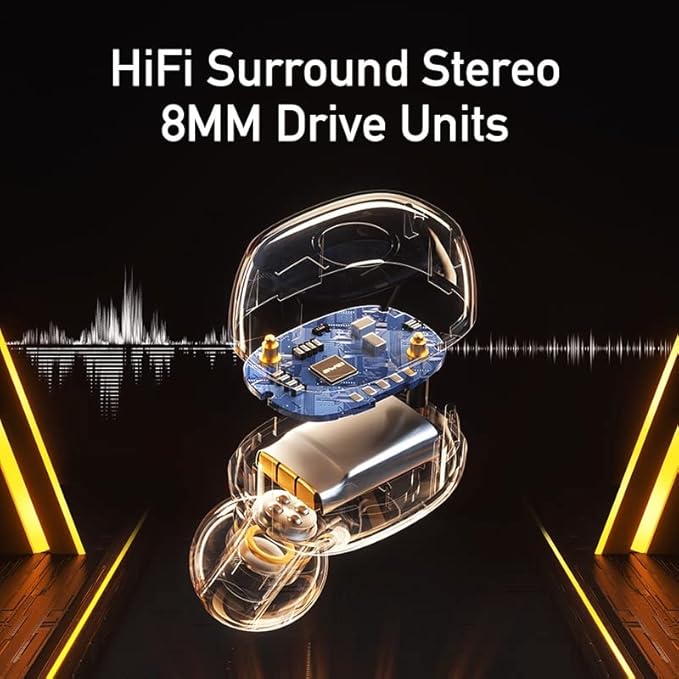 Wireless Earbuds, Bluetooth 5.4 Headphones HiFi Stereo, Comfortable Ear Buds for Women & Teens, Fast Charging Case, IPX6 Waterproof, Lightweight in-Ear Earphones for Phone Tablet Laptop Sports, Pink