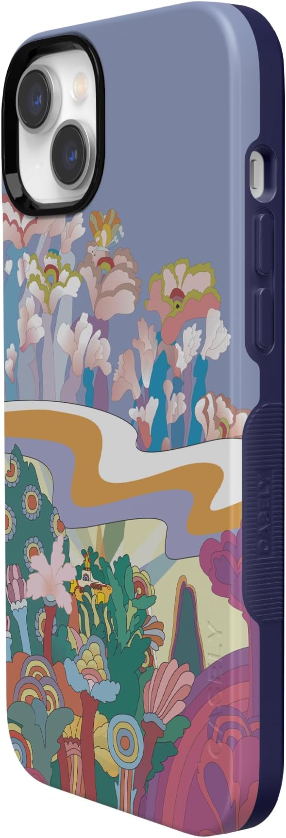 Casely iPhone 14 Case | Beatles | Beneath The Waves | Yellow Submarine | Compatible with MagSafe | Bold Protective Design