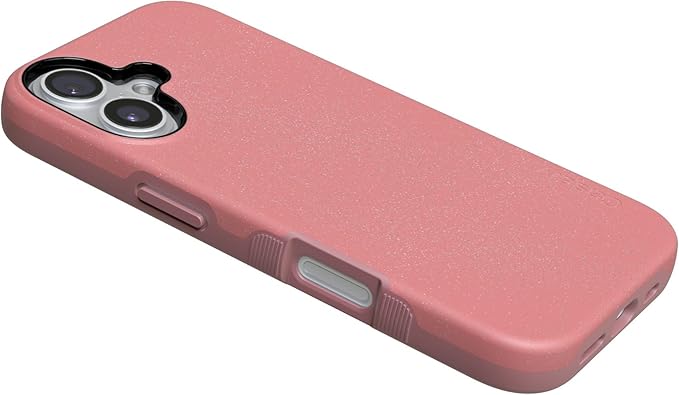Casely iPhone 17 Case | Starfish Wishes | Coral Pink Shimmer | Compatible with MagSafe | Bold Protective Design