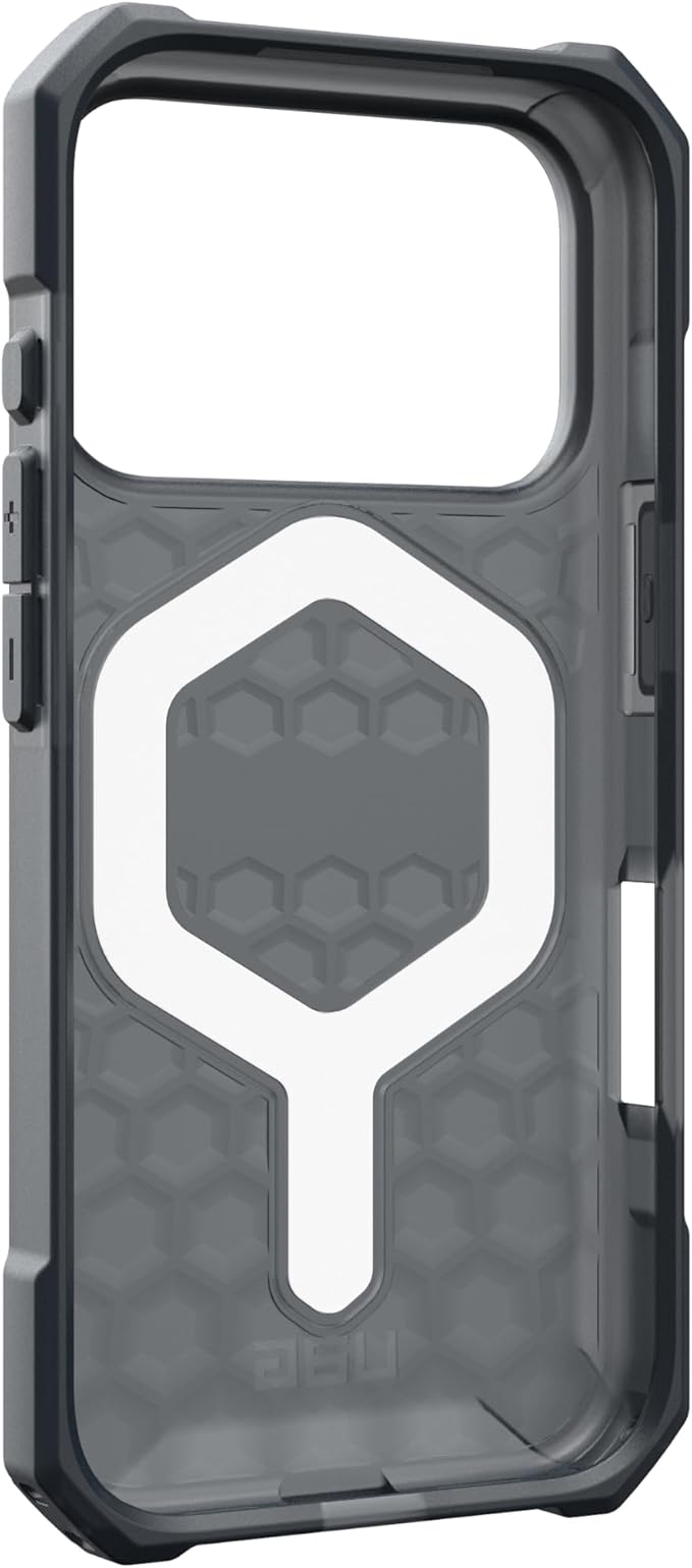 URBAN ARMOR GEAR UAG Designed for iPhone 17 Pro Case Essential Armor - Compatible with MagSafe Translucent Military Grade Protective Cover, Ash
