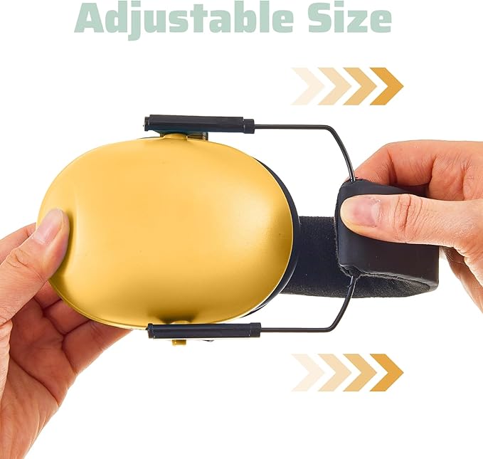 Amylove 6 Pcs Kids Noise Cancelling Headphones 27db Adjustable Earmuffs for Autism Sensory Toddler Children(Cute Style,Happie Boho Color)