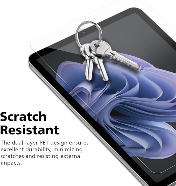 2-Pack 6H PET Screen Protector with Glass Coating for Lenovo Tab P11/P11 Plus 11" 2021, Anti Blue Light [Anti Scratch] [Unbreakable] [Anti Bubble] Easy Installation