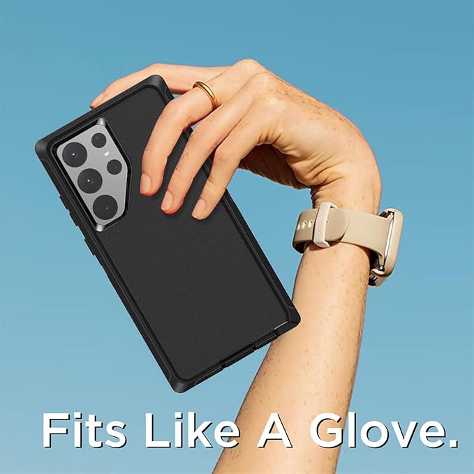 AICase Belt-Clip Holster Case for Samsung Galaxy S25 Ultra 6.9",Heavy Duty Drop Protection Full Body Rugged Shockproof/Drop Proof/DustProof Military Grade Tough Durable Cover for S25 Ultra 2025