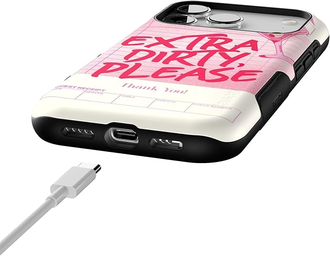 Casely iPhone 17 Pro Case | Extra Dirty Please | Fun on Weekdays | Bold Protective Design | Compatible with MagSafe