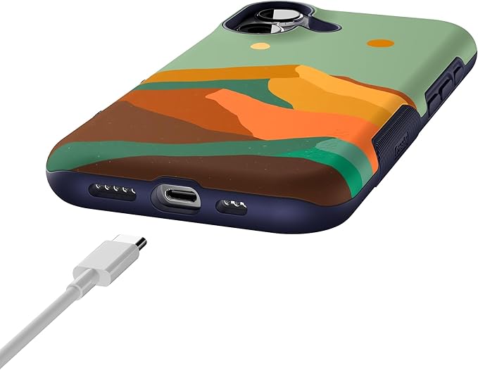 Casely iPhone 17 Case | Endless Peaks | Colorblock Mountain | Bold Protective Design | Compatible with MagSafe