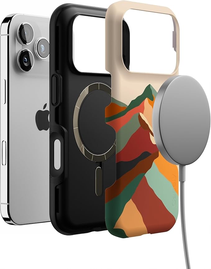 Casely iPhone 17 Pro Case | Magic Mountain | Colorblock | Bold Protective Design | Compatible with MagSafe