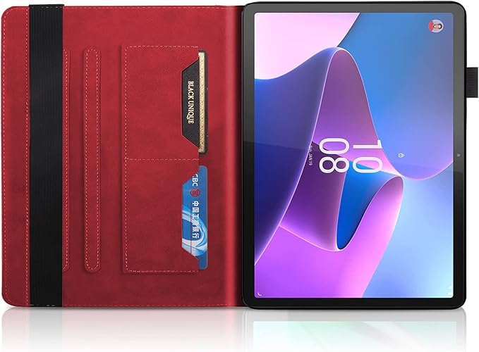 Case for Lenovo Tab P11 2nd Gen/Xiaoxin Pad Plus 2023 11.5" TB350FU/TB350XU case PU Leather Cover Flip Stand Shell with Elastic Band & Card Holder for Lenovo Tab P11 2nd Gen 11.5 inch Tablet