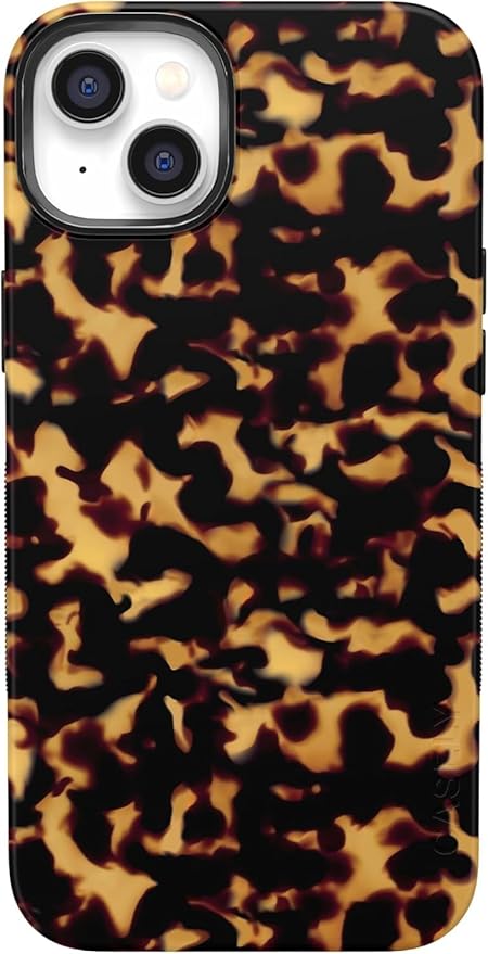 Casely iPhone 14 Case | Shell Shocked | Tortoise Print | Compatible with MagSafe | Bold Protective Design