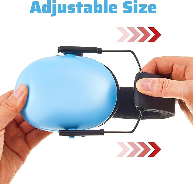 Amylove 6 Pcs Kids Noise Cancelling Headphones 27db Adjustable Earmuffs for Autism Sensory Toddler Children(Assorted Colors)