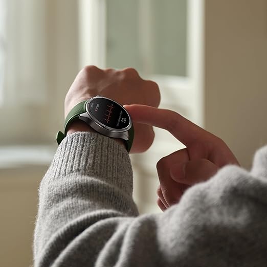 OnePlus Watch 3 Obsidian Titantium, 32GB, 120-Hour Battery, Health & Fitness Tracking, Sapphire Crystal Design, Titanium Bezel, Dual-Engine, Wear-OS by Google