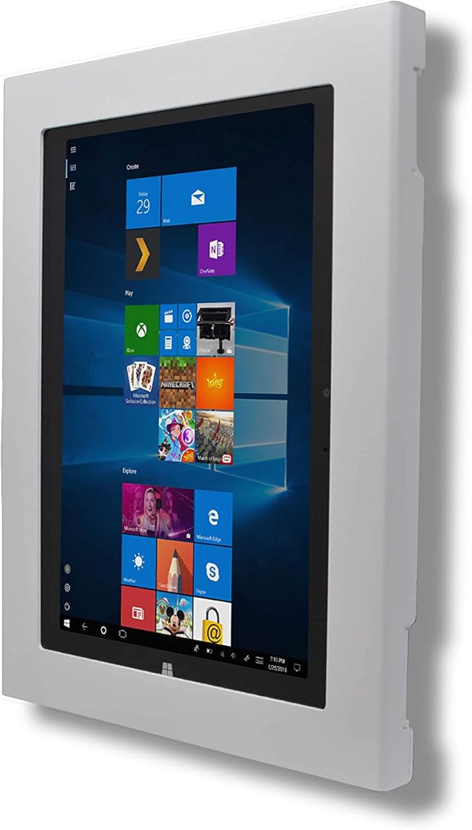 TABcare Locking Anti-Theft Metal Case for Samsung Galaxy TAB Active & Active4 Pro 10.1" Tablet for Kiosk, POS, Store, Show Display, Time Clock (TAB Active4 Pro, White)