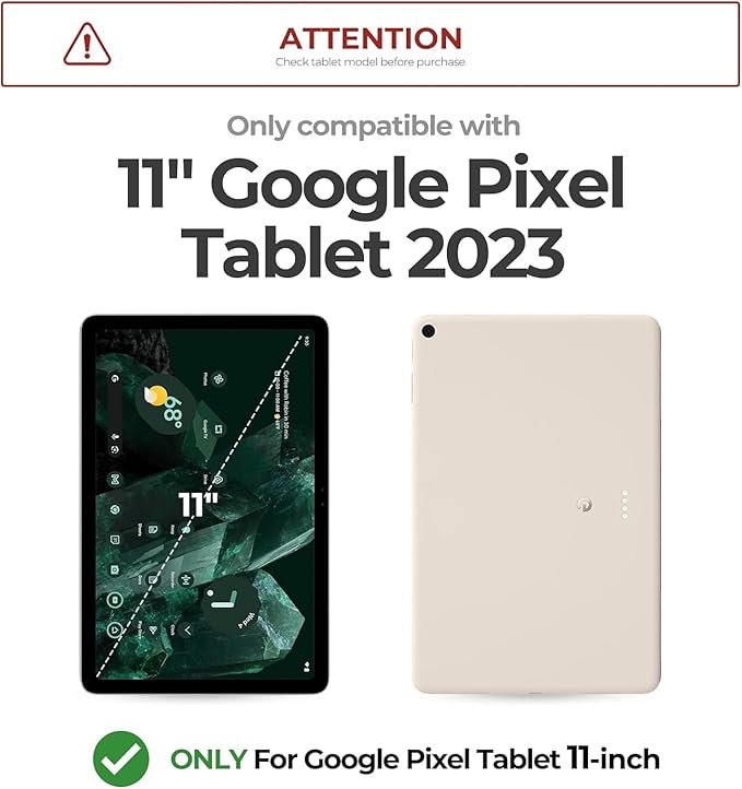 Case for Google Pixel Tablet 11 Inch 2023,Folio Cover with Multi-Angle Stand and Pen Holder, Metal Flower