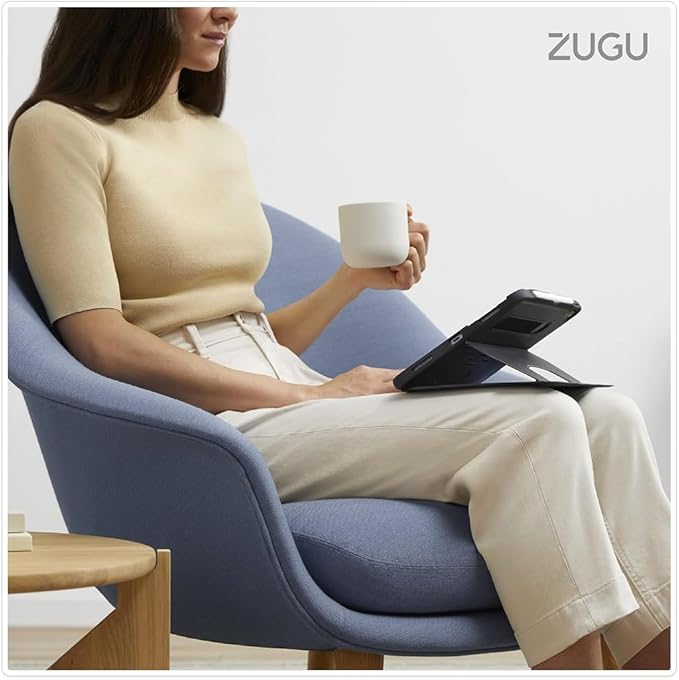 ZUGU Case for iPad Pro 11 (M4) 2024, Slim Protective Cover with Apple Pencil Holder, Auto Wake/Sleep, Multiple Viewing Angles, iPad Pro 11 Inch Case, Sturdy & Durable Phone Cover, Pine