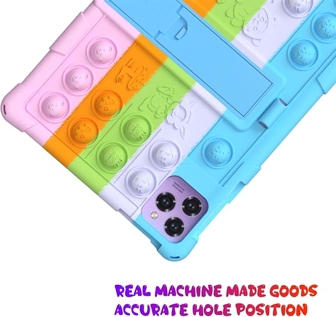 Case for Callsky-Tab Cpad 10/Aiprotablet K10/MEIZE D115 Tablet 10.1 inch, Stand Cover for WXUNJA ECOPAD 01/ZONKO D115//KADYBE D115/Tuotatop X13/Suicoey T618/YOBANSE T618 Tablet (Blue)