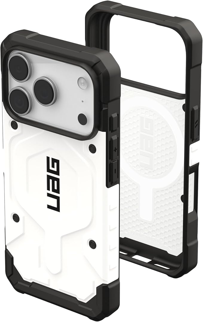 URBAN ARMOR GEAR UAG Designed for iPhone 17 Pro Case Pathfinder - Compatible with MagSafe Military Grade Protective Cover, White