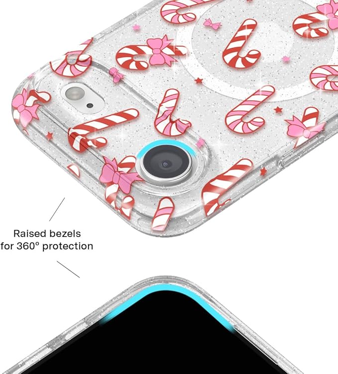VELVET CAVIAR Case for iPhone 17 Air | Compatible with MagSafe | 10ft Drop Tested | Protective Designer Cases | Peppermint Princess