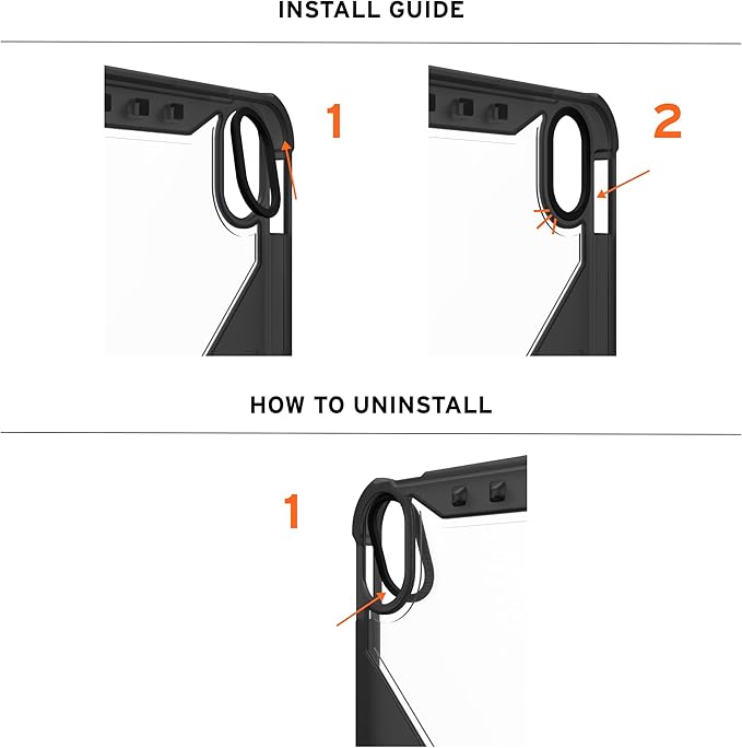 URBAN ARMOR GEAR UAG Designed for iPad A16 Case 11" 11th Gen 2025, 10.9" 10th Gen 2022 (A3354 A3355) Plyo LT - Armor Shell Folio Cover with Adjustable Kickstand & Pencil Holder, Ice/Black