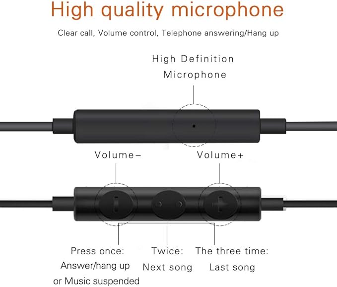 MAXROCK iPhone 13/14 Earphones Wired in Ear Sleep Lightning Earbuds (Apple MFi Certified) Sleep Headphones with Microphone/Remote for iPhone 12/11/Pro Max/Xr/Xs Max/X/8/7 - Black