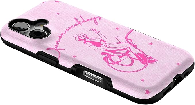 Casely iPhone 17 Case | Denim Cowgirl | Fun on Weekdays | Bold Protective Design | Compatible with MagSafe