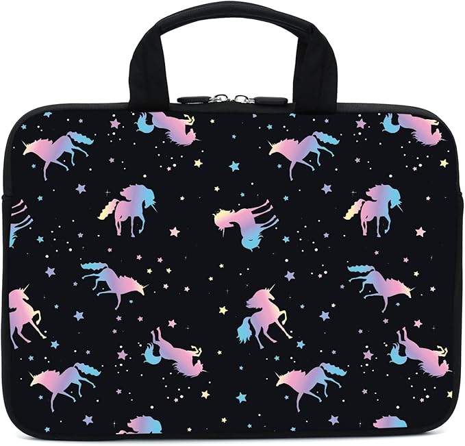 Laptop Sleeve Case 11.6" 12.1 Inch Neoprene Laptop Sleeve/Notebook Computer Pocket Case/Chromebook Case/Tablet Briefcase Carrying Bag Compatible For Men， Women ，boys， girls (horse-1)