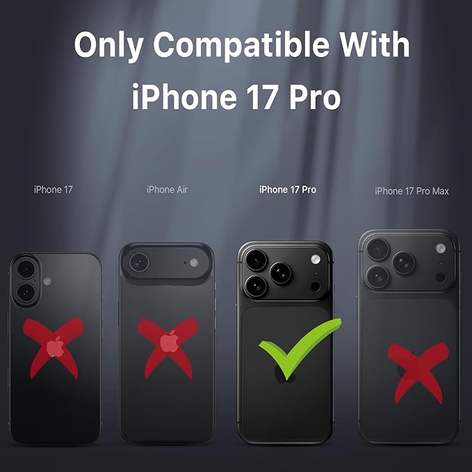 M MYBAT PRO for iPhone 17 Pro Case, Maverick Series Case with Belt Clip Holster,[Compatible with Magsafe] w/Screen Protector,Anti-Drop,Shockproof,w 360°Rotating Kickstand,Heavy Duty Protection Brown