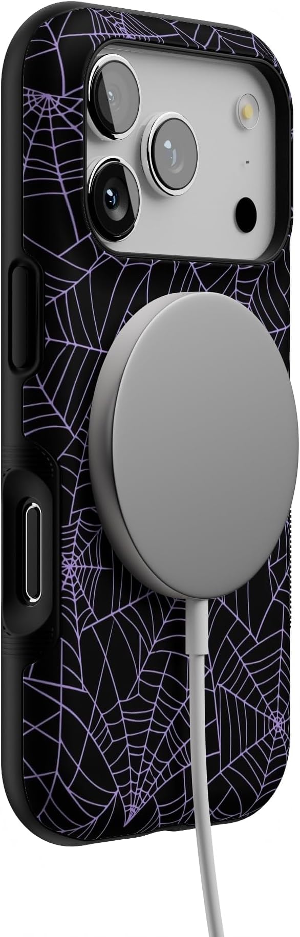 Casely iPhone 17 Pro Case | Midnight Web | Spider Web | Bold Protective Design | Compatible with MagSafe