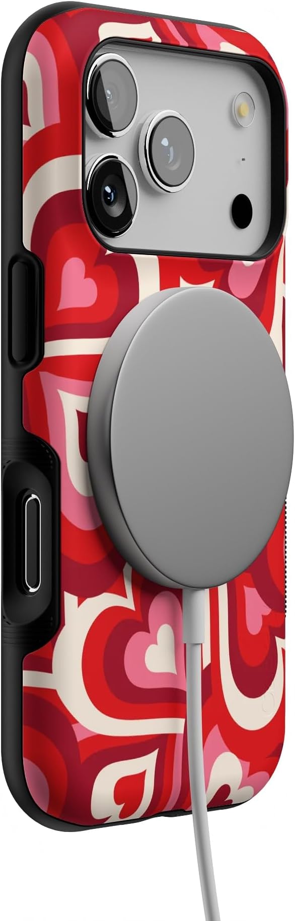 Casely iPhone 17 Pro Case | Love Song Remix | Ombre Hearts | Bold Protective Design | Compatible with MagSafe