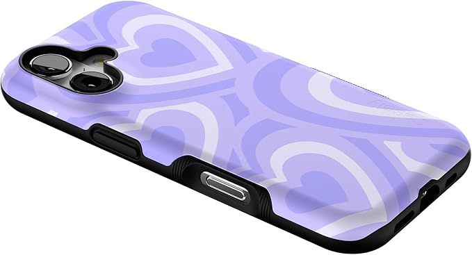 Casely iPhone 17 Case | Love Song | Lavender Heart | Bold Protective Design | Compatible with MagSafe
