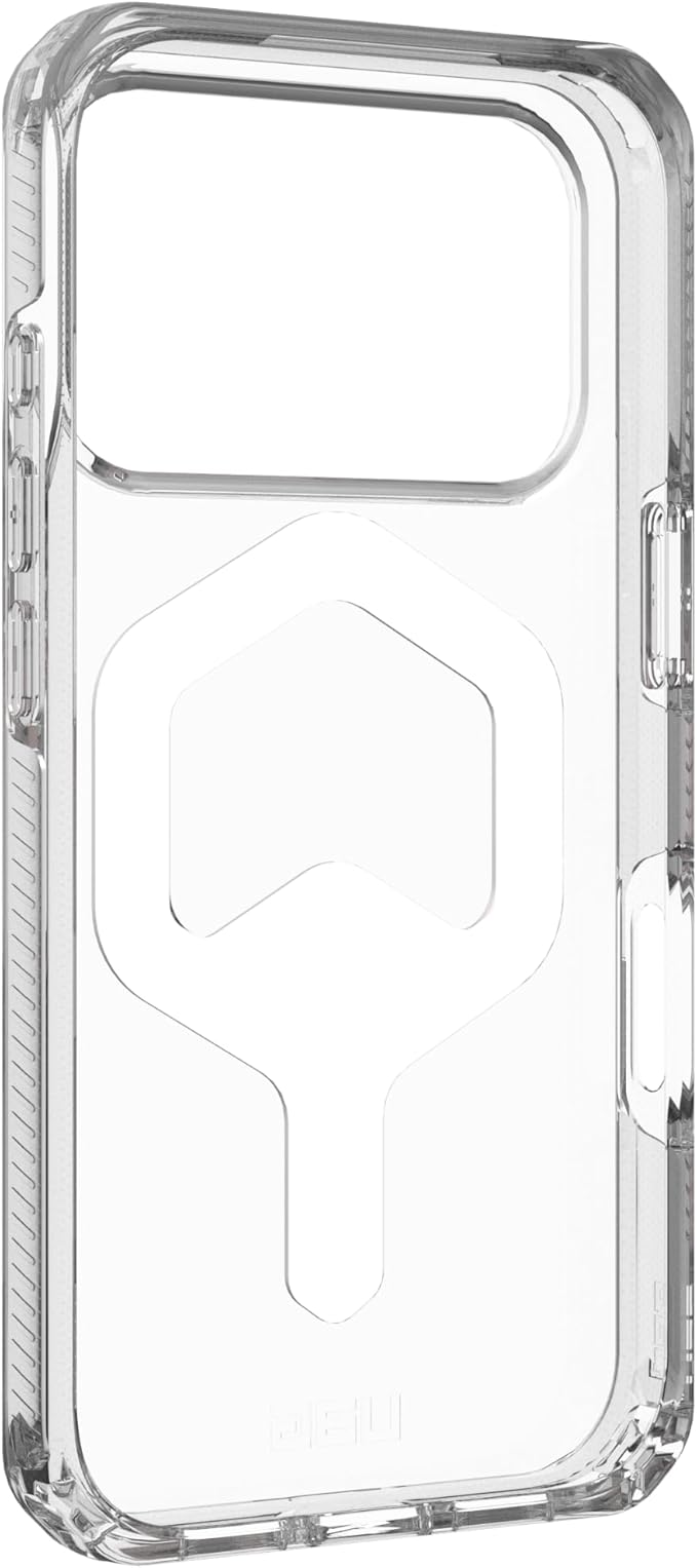 URBAN ARMOR GEAR UAG Designed for iPhone 17 Pro Case Plyo - Compatible with MagSafe Transparent Military Grade Protective Cover, Ice/Rose Gold