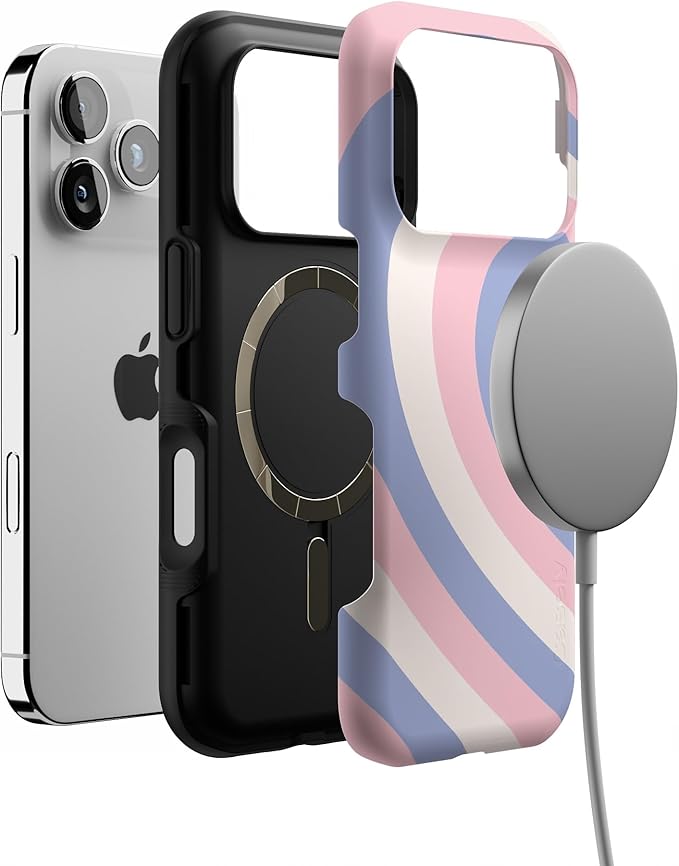 Casely iPhone 17 Pro Case | Half of My Heart (Left) | Friendship | Bold Protective Design | Compatible with MagSafe