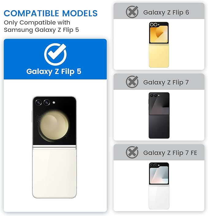 VEGO for Z Flip 5 Case with Hinge Protection, 360°Ring Magnetic Kickstand & Camera Screen Protector & Belt Clip Holster, Military Grade Shockproof Cover - Green