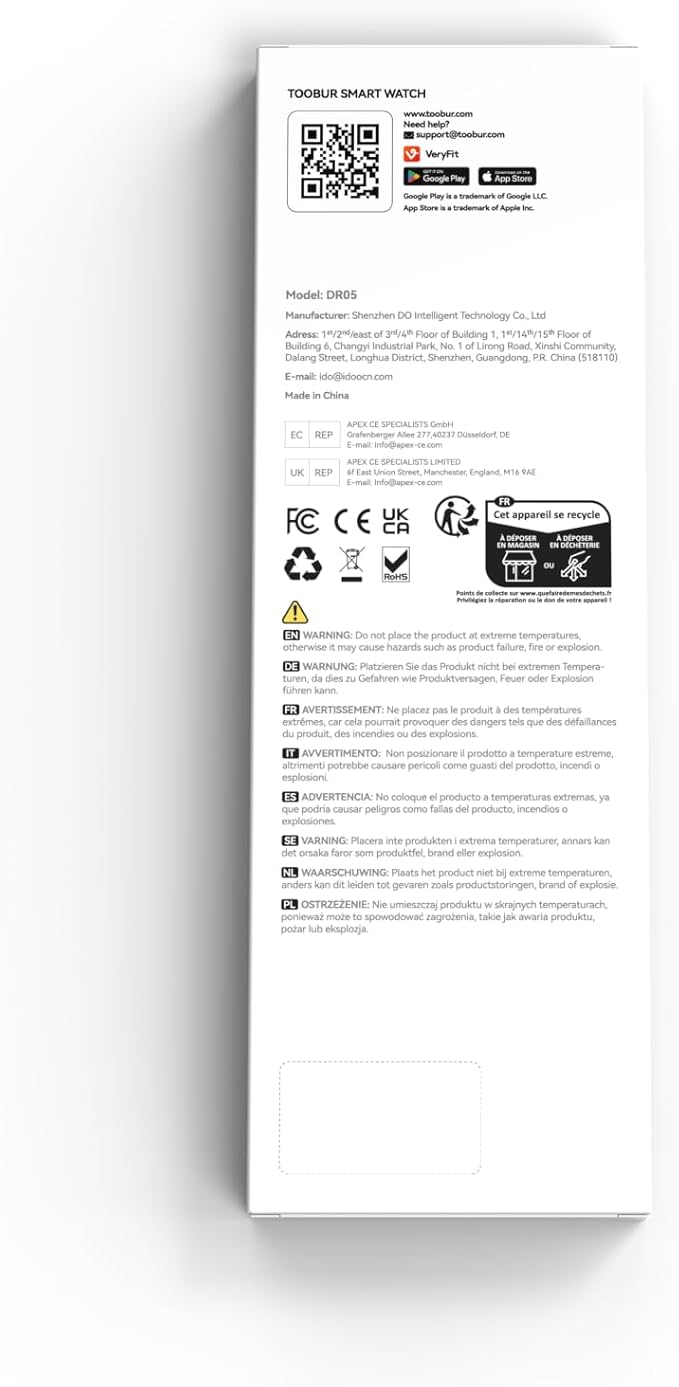 Smart Watch for Women with Two Bands, Fitness Tracker Watch, Heart Rate Monitor, Step Counter, Android & iOS Phones Compatible, Answer/Make Calls, HD Touchscreen, IP68 Waterproof, Rose Gold