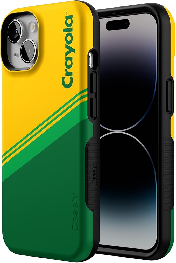 Casely iPhone 14 Case | Keep It Classic | Crayola Crayon Box | Compatible with MagSafe | Bold Protective Design