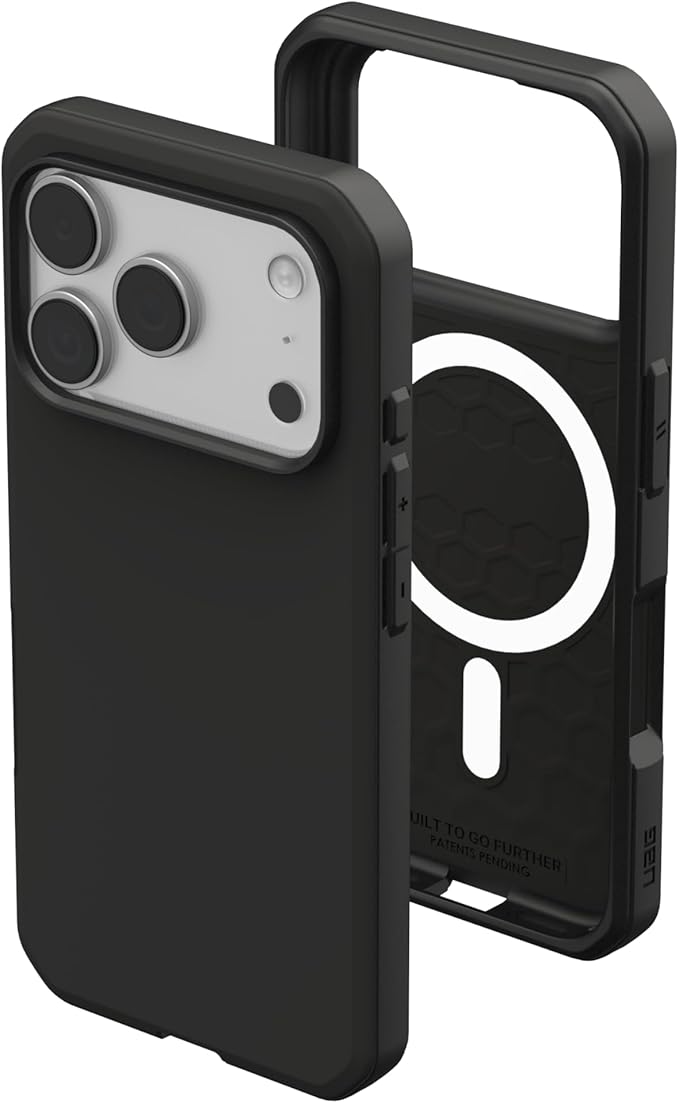 URBAN ARMOR GEAR UAG Designed for iPhone 17 Pro Case Civilian LT - Compatible with MagSafe Military Grade Protective Cover, Black