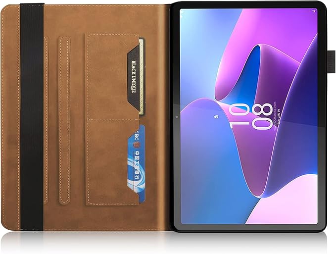 Case for Lenovo Tab P11 Pro 11.2" 2nd Gen 2022 (TB-138FC/TB-132FU) Bussiness Premium PU Leather Stand Folding Folio Cover for Lenovo Pad Pro 2022 Modle Shell Cover 11.2 inch -Red