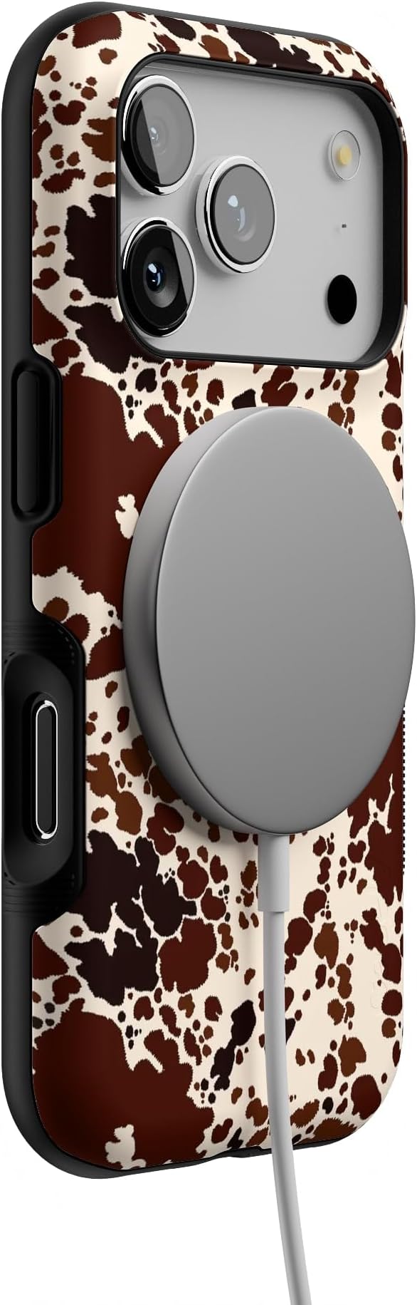 Casely iPhone 17 Pro Case | Cowgirl Envy | Cow Print | Bold Protective Design | Compatible with MagSafe