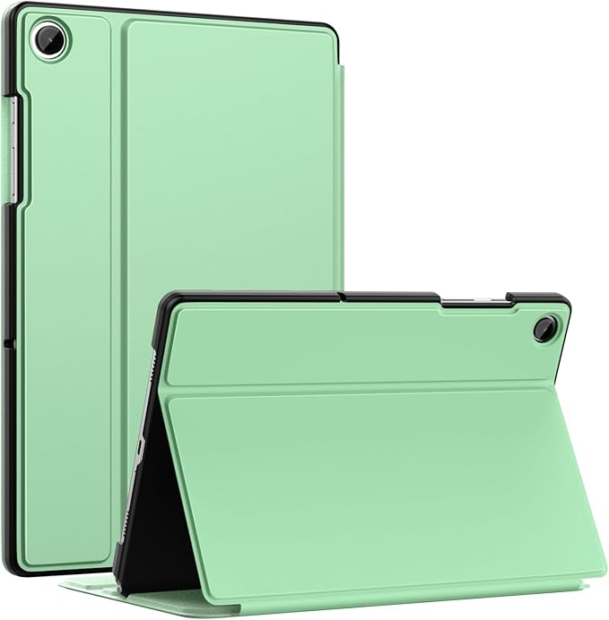 MoKo Case for Samsung Galaxy Tab A9 Plus 11-Inch 2023, Multi-Angle Viewing Slim Hard Back Shell Protective Cover Case with Auto Wake/Sleep for Galaxy Tab A9+ Tablet SM-X210/SM-X216/SM-X218, Green