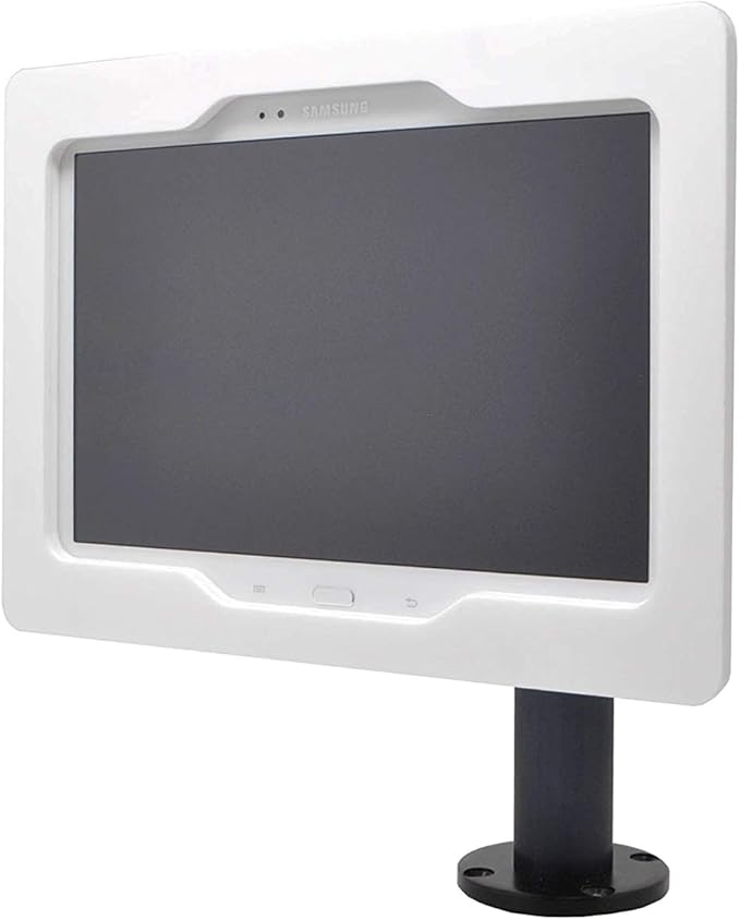 TABcare Security Anti-Theft Acrylic VESA Enclosure for Samsung 9.7" Tablet with Wall Mount Kit (White, TAB S3 9.7)