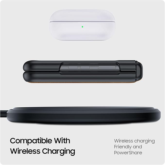 for Motorola Razr 2024 Case/Razr 2025 Case, Built-in Screen Protector & Hinge Protection & Ultra Thin PU Leather Matte PC Shockproof Phone Cover Smartphone Case for Moto Razr 2024/2025(Brown)