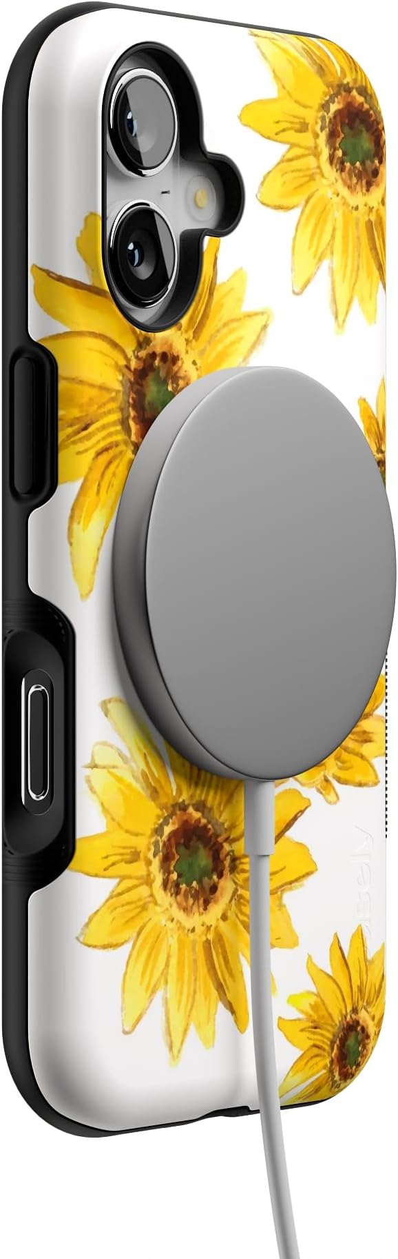 Casely iPhone 17 Case | Golden Garden | Yellow Sunflower | Bold Protective Design | Compatible with MagSafe