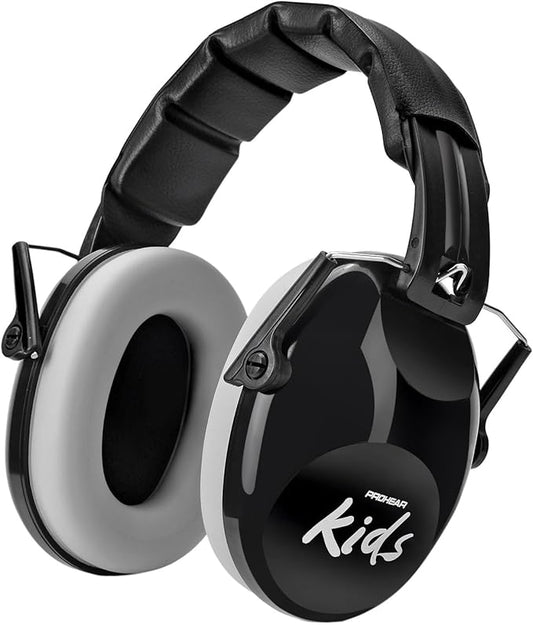 PROHEAR 032 2.0 Noise Cancelling Headphones for Kids - 25dB Noise Reduction - Adjustable Sensory Ear Protection Muffs for Concert, Fireworks, Monster Truck Shows, School - Black