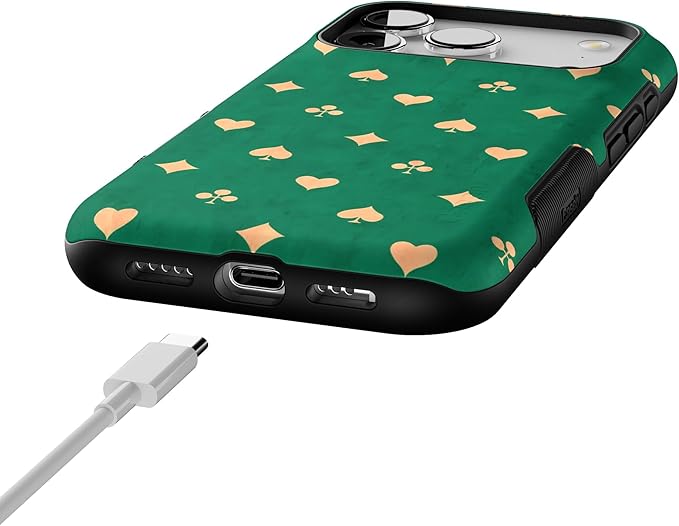 Casely iPhone 17 Pro Case | Royal Flush | French Deck | Bold Protective Design | Compatible with MagSafe