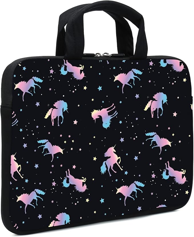 Laptop Sleeve Case 11.6" 12.1 Inch Neoprene Laptop Sleeve/Notebook Computer Pocket Case/Chromebook Case/Tablet Briefcase Carrying Bag Compatible For Men， Women ，boys， girls (horse-1)