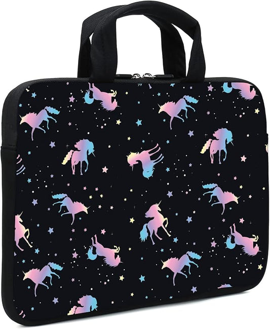Laptop Sleeve Case 11.6" 12.1 Inch Neoprene Laptop Sleeve/Notebook Computer Pocket Case/Chromebook Case/Tablet Briefcase Carrying Bag Compatible For Men， Women ，boys， girls (horse-1)