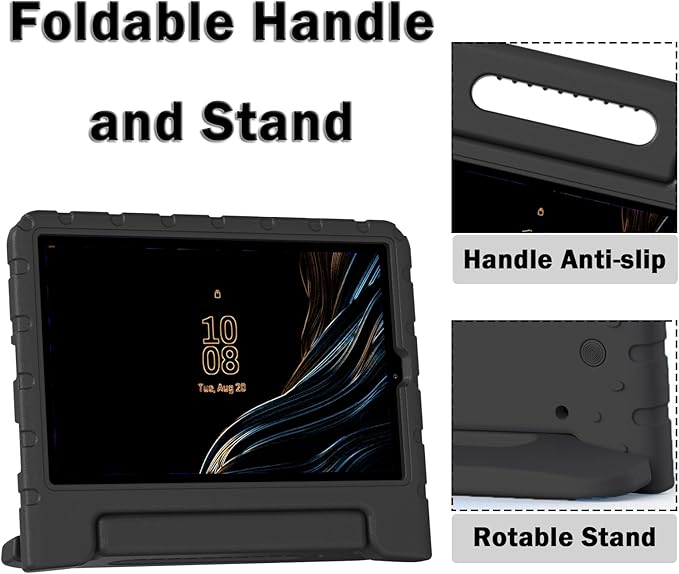 Kids Case for Lenovo Tab M9 2023 9 Inch (TB310FU / TB310XU),Light Weight Shockproof Convertible Handle Stand Kids Case Cover for Lenovo Tab M9 Tablet 9 Inch 2023 (Black)