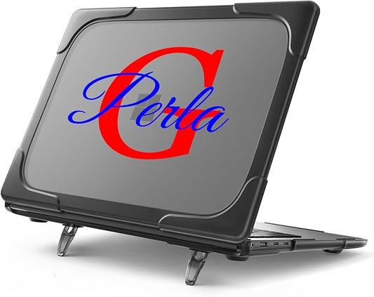 Batianda Customizable Case for 13.8 inch Microsoft Surface Laptop 2024 (7th Edition) with Fold Kickstand - Heavy Duty Shockproof Stylish & Durable Protective Cover