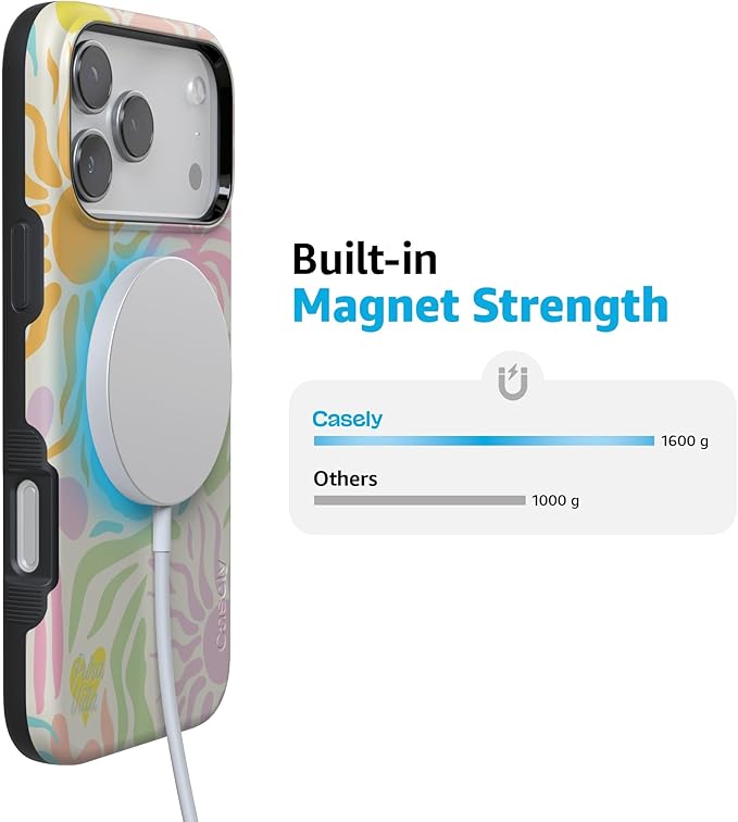 Casely iPhone 17 Pro Case | Oasis | Pura Vida | Compatible with MagSafe | Bold Protective Design
